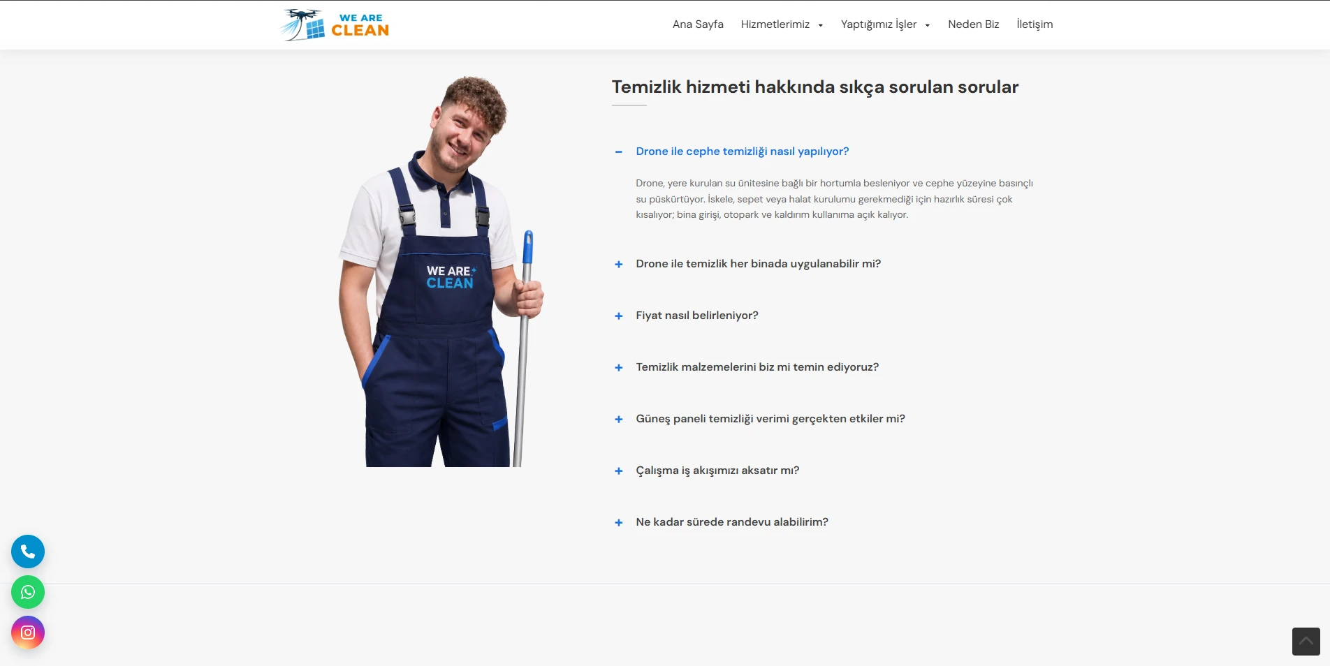 We Are Clean Web Site Tasarımı — 2. Yaklaşımımız